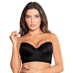 Bustier Mujer Negro Fi 96142