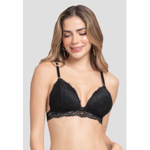 Brasier Mujer Negro Fi 104169
