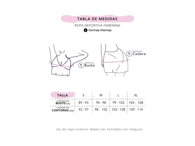 Tabla De Medidas Talla Short Mujer Aprovecha: Short Para Mujer