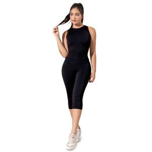 Enterizo Corto Mujer Negro Fi 33596