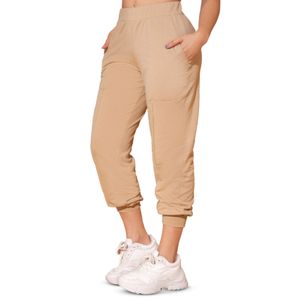 Pantalón Sudadera Mujer Marrón Fi 34880