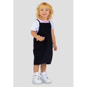Overall Infantil Femenino Negro Mp 103273