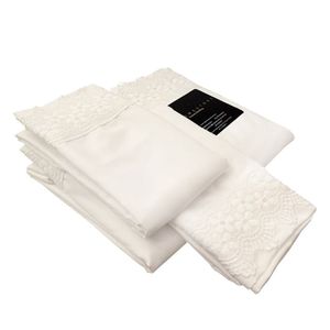 Sabanas Encaje 2 Color Blanco