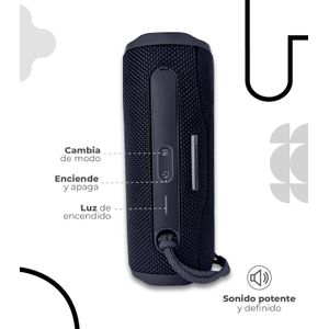 Parlante Inalambrico Bluetooth Flip Color Negro