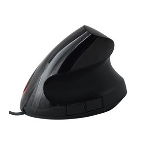 Mouse Vertical Usb 5 Botones Ergonómico Alámbrico 400 Dpi