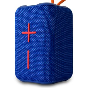 Parlante Portátil Bluetooth Fm Microsd Usb Auxiliar F68 Azul