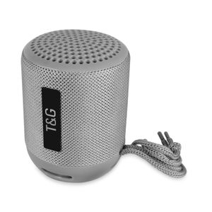 Parlante Portatil Recargable Bluetooth Con Radio Fm TG- 129 Gris