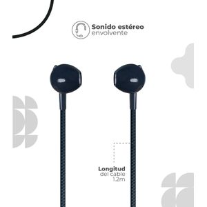 Manos Libres Auriculares Diseño Gato Color Negro