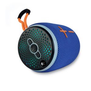 Parlante Portatil Recargable Bluetooth Con Radio Fm Azul