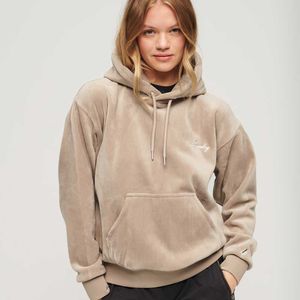 Buzo Cerrado Para Mujer Drop Needle Velour Boxy Superdry