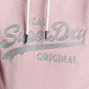 Buzo Hoodie Cerrado Para Mujer Scripted Coll Superdry 55664