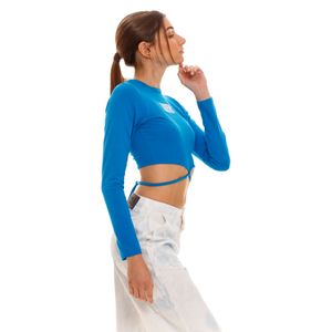 Camiseta Manga Larga Para Mujer Camiseta Girbaud