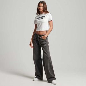 Camiseta Para Mujer Sport Luxe Graphic Fitted Superdry