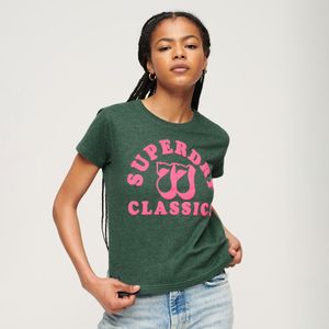 Camiseta Manga Corta Graphic Para Mujer Archive Neon Superdry