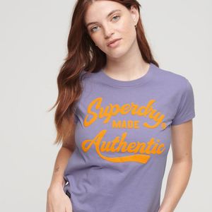 Camiseta Manga Corta Graphic Para Mujer Archive Neon Superdry