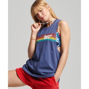 Camiseta Para Mujer Vintage Cali Stripe Vest Superdry 51220