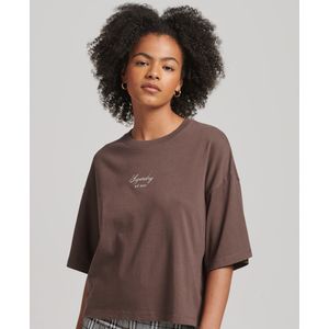 Camiseta Manga Corta Para Mujer Code Heritage Boxy Os Superdry 52385