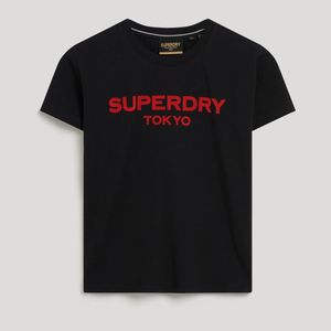 Camiseta Para Mujer Sport Luxe Fitted Tee Superdry
