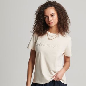 Camiseta Manga Corta Para Mujer Vintage Corp Logo Marl Superdry 51199
