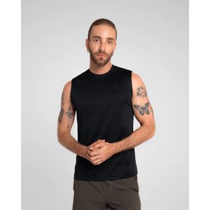 Camiseta Manga Sisa Hombre Void Sportfitness Negro