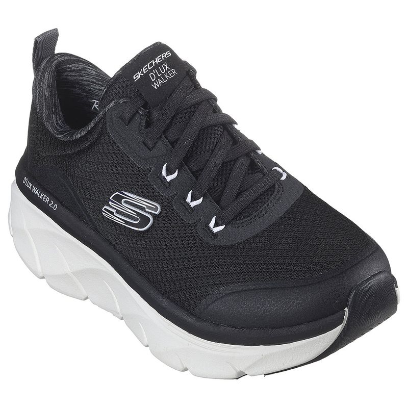 TENIS-SKECHERS-MUJER-150095BKW-D-LUX-WALK