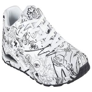 TENIS SKECHERS MUJER 177972WBK UNO
