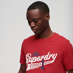 Camiseta Para Hombre Vintage Scripted College Superdry