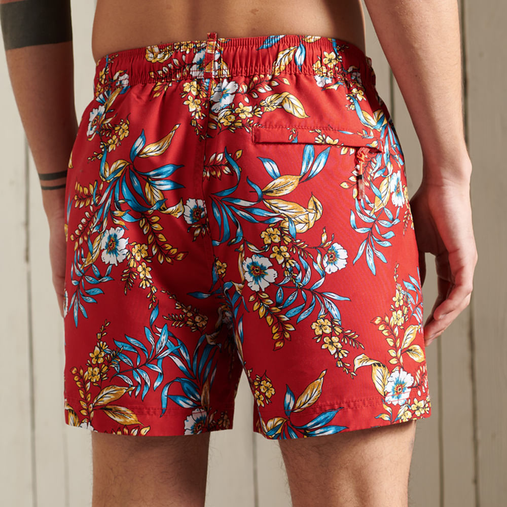 Superdry Men's Shorts Beach Volley Swim Short, black (black 02a