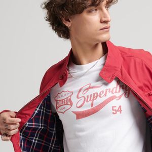 Chaqueta Casual Para Hombre Vintage Collegiate Harrington Superdry