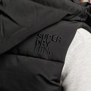 Everest Hooded Puffer Gilet Para Mujer Superdry