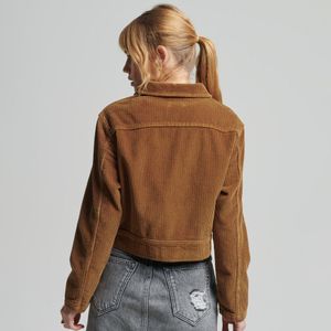 Chaqueta Casual Para Mujer Vintage Cropped Cord Superdry
