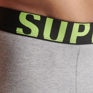 Boxer Para Hombre Dual Logo Double Pack Superdry