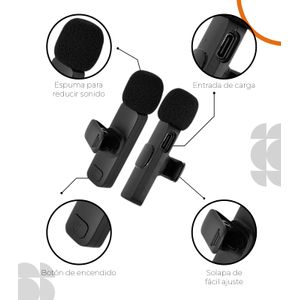 Microfono de Solapa Sencillo Compatible Para Iphone