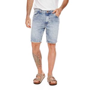 Bermuda En Denim Tipo Cargo