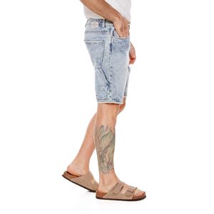 Bermuda En Denim Tipo Cargo