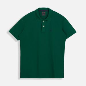 Polo Slim Color Verde Adidas Para Hombre
