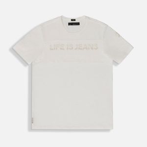 Camiseta Manga Corta Color Blanco Para Hombre
