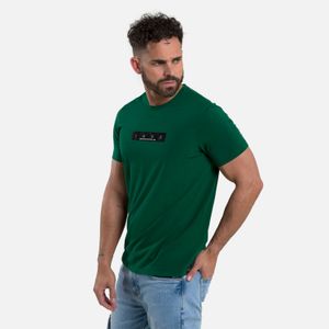 Camiseta Premium Manga Corta Color Verde Adidas Para Hombre