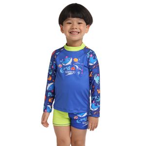 Camiseta Manga Larga Sunshine Dolphin Friends Bebe Masculino