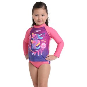 Camiseta Manga Larga Sunshine Seahorse Bebe Femenina