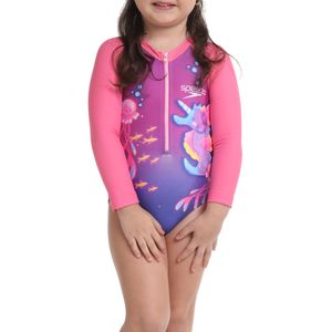 Vestido De Baño Manga Larga Seahorse Bebe Femenino