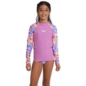 Vestido De Baño Manga Larga Psych Checker Junior Femenino