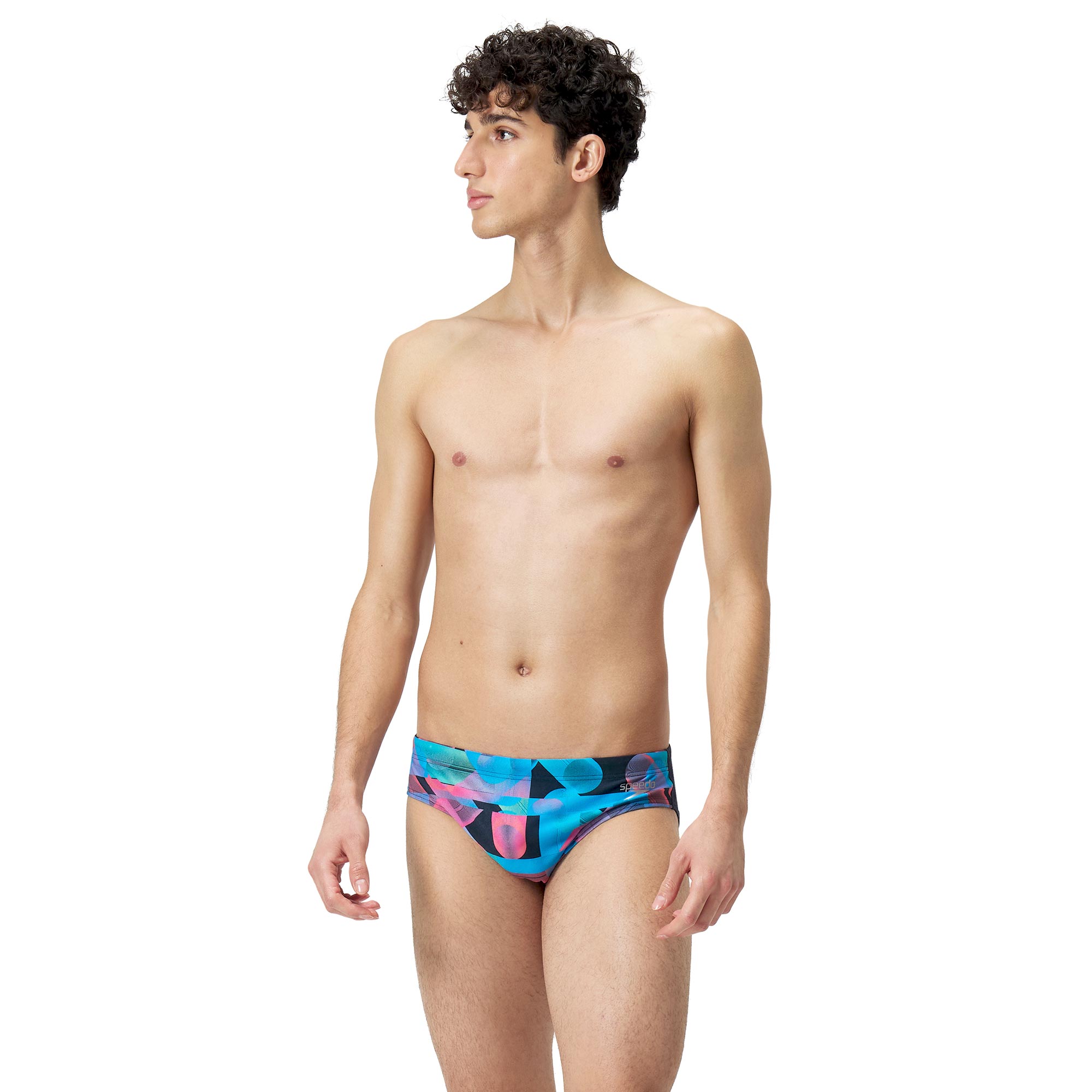 Pantaloneta De Baño Brief Allover Digital 7Cm Hombre Agaval