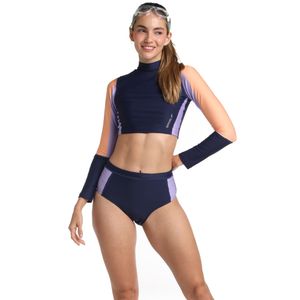 Crop Top Manga Larga Sunshine Sun Vitality Mujer