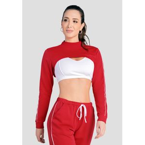 Buzo Mujer Rojo Fi 103859