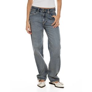 Meduim Waist Straight Fit Jeans Con Dirty