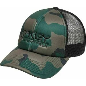 Gorra Lifestyle Oakley Factory Pilot Trucker Verde Militar