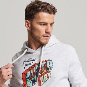 Buzo Cerrado Para Hombre Vintage Travel Sticker Superdry