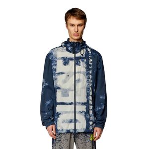 Chaqueta Rompe Vientos Para Hombre J-Warrett-Logo-Logo Diesel