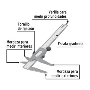 Pie De Rey, Calibrador Vernier Caliper Pretul 5 /127mm